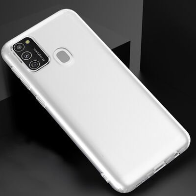 Galaxy M21 Kılıf Patinda Kamera Korumalı Süper Silikon Kapak