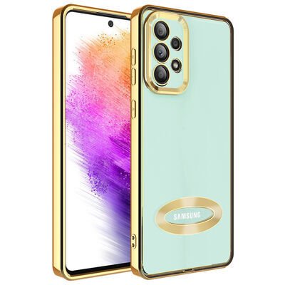 Galaxy A53 5G Kılıf Kamera Korumalı Logo Gösteren Patinda Omega Kapak