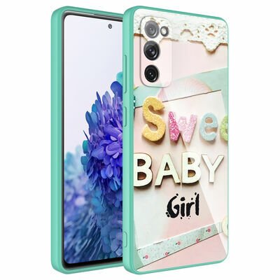 Galaxy S20 FE Kılıf Kamera Korumalı Desenli Sert Silikon Patinda Epoksi Kapak