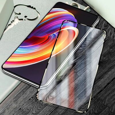 Oppo Reno 7 4G Patinda Kenarları Kırılmaya Dayanıklı Cam Ekran Koruyucu