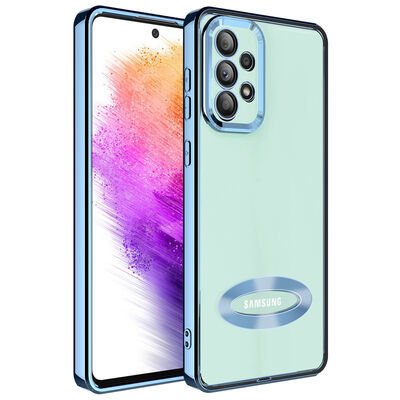 Galaxy A53 5G Kılıf Kamera Korumalı Logo Gösteren Patinda Omega Kapak