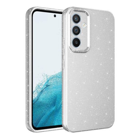 Galaxy A35 Kılıf Kamera Korumalı Simli Lüks Patinda Koton Kapak