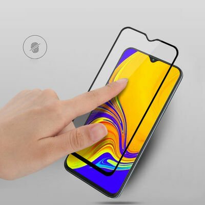 Oppo A15 Patinda Kenarları Kırılmaya Dayanıklı Cam Ekran Koruyucu