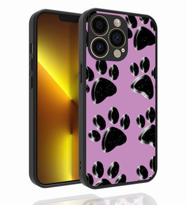 Apple iPhone 13 Pro Kılıf Desenli Kamera Korumalı Parlak Patinda Nora Kapak