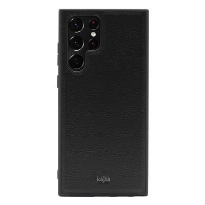 Galaxy S22 Ultra Kılıf ?Kajsa Luxe Collection Hakiki Deri Kapak
