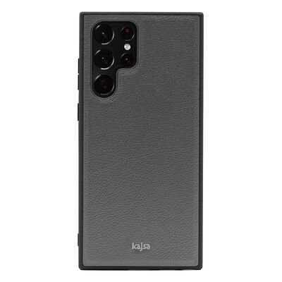 Galaxy S22 Ultra Kılıf ?Kajsa Luxe Collection Hakiki Deri Kapak