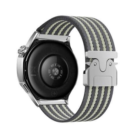 Galaxy Watch 46mm Patinda KRD-133 22mm Naylon Kumaş Hasır Örgülü Kordon