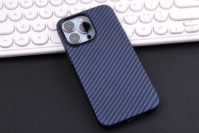 Apple iPhone 12 Kılıf Karbon Fiber Tasarımlı Patinda Karbono Kapak