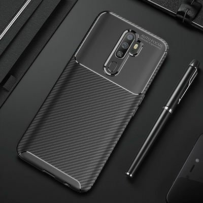 Oppo A5 2020 Kılıf Patinda Negro Silikon Kapak