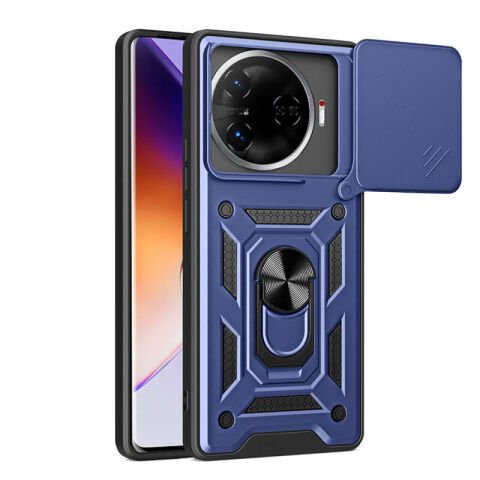 Tecno Camon 30 Pro 5G Kılıf Magnetik Standlı Kamera Korumalı Patinda Sürgülü Vega Kapak