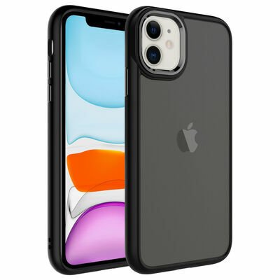 Apple iPhone 11 Kılıf Buzlu Sert PC Patinda May Kapak