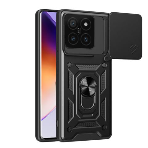 Xiaomi 14T Pro Kılıf Magnetik Standlı Kamera Korumalı Patinda Sürgülü Vega Kapak