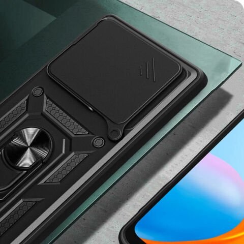 Tecno Camon 30 Pro 5G Kılıf Magnetik Standlı Kamera Korumalı Patinda Sürgülü Vega Kapak