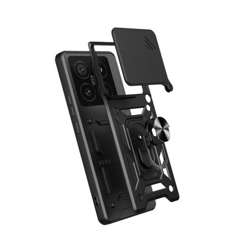 Xiaomi 14T Pro Kılıf Magnetik Standlı Kamera Korumalı Patinda Sürgülü Vega Kapak