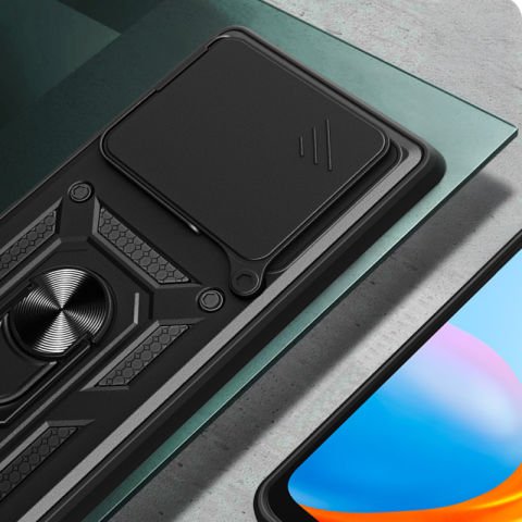Xiaomi 14T Pro Kılıf Magnetik Standlı Kamera Korumalı Patinda Sürgülü Vega Kapak