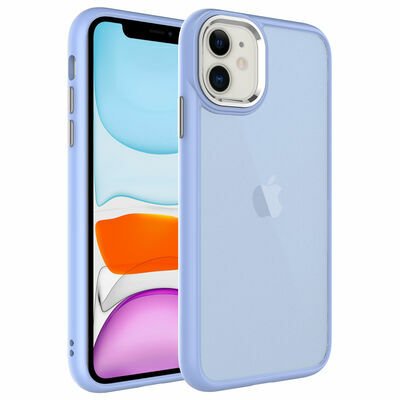Apple iPhone 11 Kılıf Buzlu Sert PC Patinda May Kapak