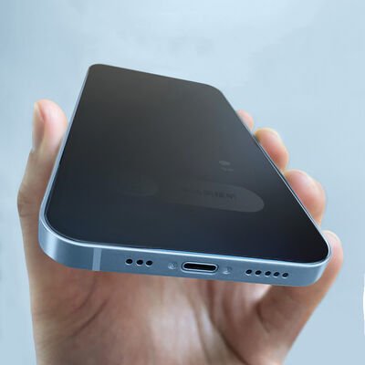 Apple iPhone 13 Pro Max Wiwu Easy İnstall iPrivacy Temperli Ekran Koruyucu