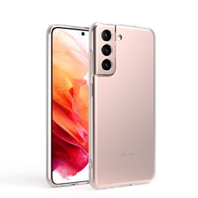 Galaxy S21 Kılıf Patinda Kamera Korumalı Süper Silikon Kapak