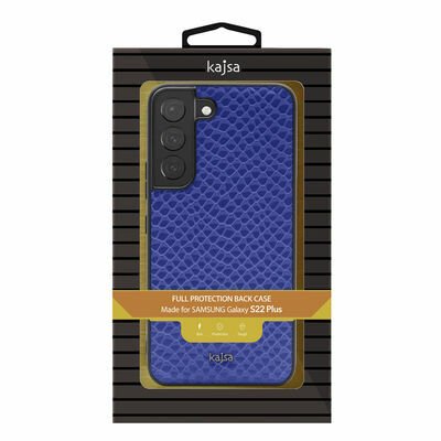 Galaxy S22 Ultra Kılıf ?Kajsa Pearl Pattern Hakiki Deri Kapak