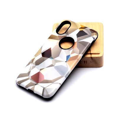 Apple iPhone X Kılıf Patinda Piramit Silikon