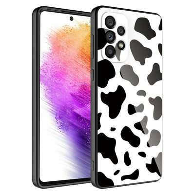 Galaxy A73 Kılıf Kamera Korumalı Desenli Sert Silikon Patinda Epoksi Kapak