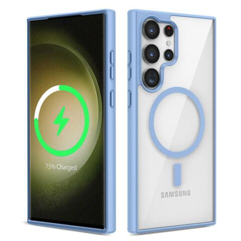 Galaxy S23 Ultra Kılıf Magsafe Wireless Şarj Özellikli Silikon Patinda Ege Kapak
