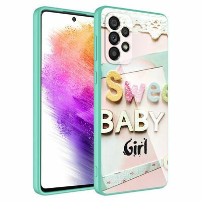 Galaxy A52 Kılıf Kamera Korumalı Desenli Sert Silikon Patinda Epoksi Kapak