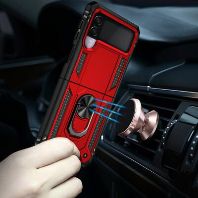 Galaxy Z Flip 3 Kılıf Patinda Vega Kapak