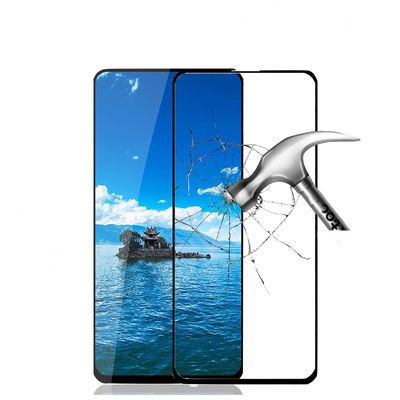 Huawei P Smart Pro 2019 Patinda Kenarları Kırılmaya Dayanıklı Cam Ekran Koruyucu