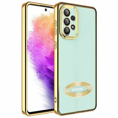 Galaxy A32 4G Kılıf Kamera Korumalı Logo Gösteren Patinda Omega Kapak