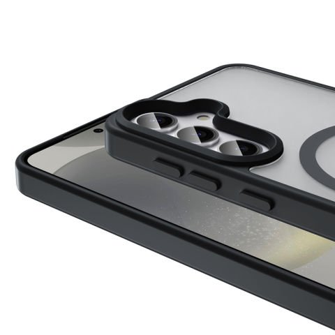 Galaxy S24 FE Kılıf Magsafe Şarj Özellikli Mat Arka Yüzey Patinda Sio Kapak