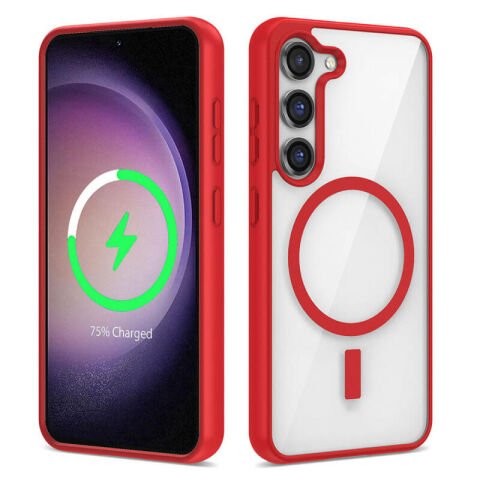 Galaxy S23 Plus Kılıf Magsafe Wireless Şarj Özellikli Silikon Patinda Ege Kapak