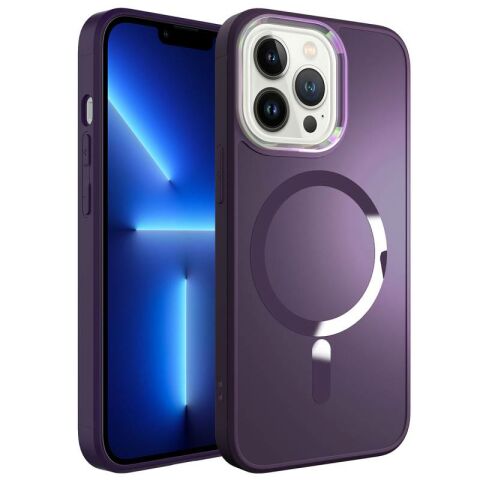 Apple iPhone 13 Pro Kılıf Magsafe Wireless Şarj Özellikli Patinda Stil Kapak