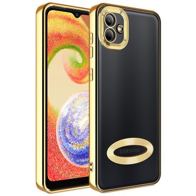 Galaxy A03 Kılıf Kamera Korumalı Logo Gösteren Patinda Omega Kapak
