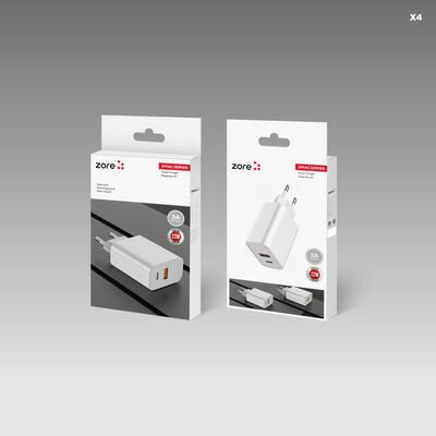 Patinda XMac Serisi X4 22W Seyahat Şarj Başlığı