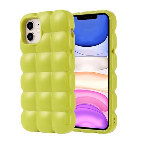 Apple iPhone 11 Kılıf Parlak Esnek Silikon Patinda Dom Dom Kapak