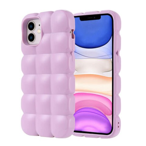 Apple iPhone 11 Kılıf Parlak Esnek Silikon Patinda Dom Dom Kapak