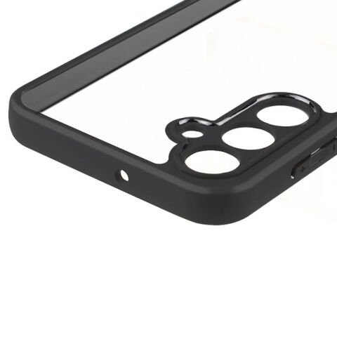 Galaxy A25 Kılıf Kamera Korumalı Şeffaf Arka Yüzey Patinda New Roll Kapak