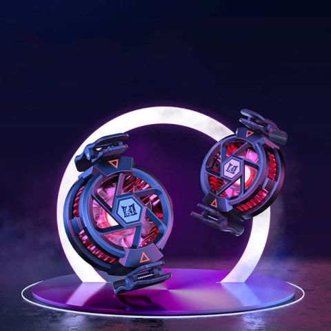 Patinda N5 Magnetik Yapıştırmalı 10W TEC Soğutma Sistemli RGB Işıklı Telefon Soğutucu Fan