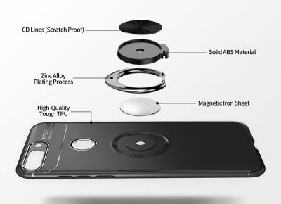 Huawei Y7 2018 Kılıf Patinda Ravel Silikon Kapak