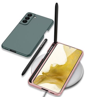 Galaxy S22 Plus Kılıf Patinda Kalemli Kıpta Kapak