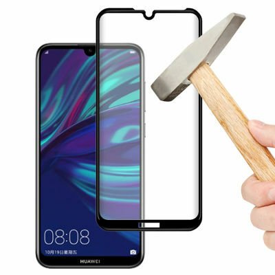 Huawei Honor 8A Patinda Kenarları Kırılmaya Dayanıklı Cam Ekran Koruyucu