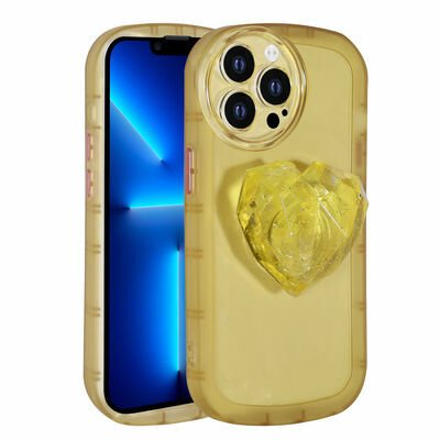 Apple iPhone 13 Pro Max Kılıf Kamera Korumalı Pop Soketli Renkli Patinda Ofro Kapak
