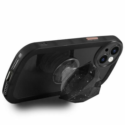 Apple iPhone 13 Pro Max Kılıf Kamera Korumalı Pop Soketli Renkli Patinda Ofro Kapak