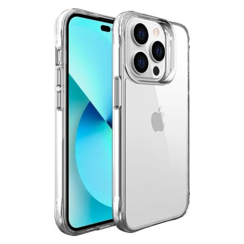 Apple iPhone 14 Pro Max Kılıf Patinda Şeffaf Ultra İnce Airbag Tasarımlı Okka Kapak