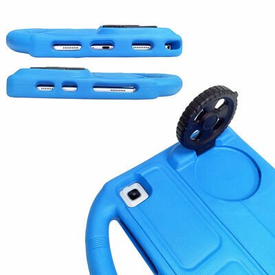 Lenovo M10 Plus TB-X606F Patinda Wheel Car Tekerlek Standlı Tablet Eva Silikon Kılıf