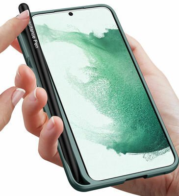 Galaxy S22 Kılıf Patinda Kalemli Kıpta Kapak