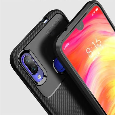 Xiaomi Redmi Note 7 Kılıf Patinda Negro Silikon Kapak Siyah
