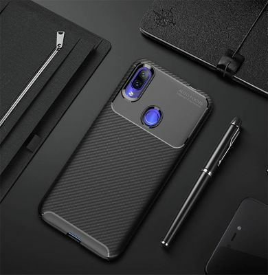 Xiaomi Redmi Note 7 Kılıf Patinda Negro Silikon Kapak Siyah