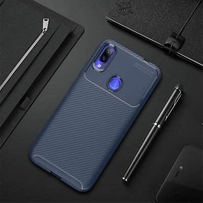 Xiaomi Redmi Note 7 Kılıf Patinda Negro Silikon Kapak Siyah